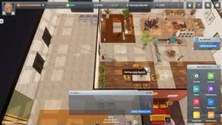 Big Ambitions shop interior and business app interface